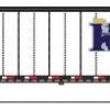 Trainworx 65343-02   53' Reefer Trailer, Knight