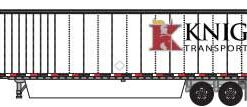 Trainworx 65343-01   53' Van Trailer, Knight