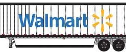 Trainworx 65384-01    53' Dry Van Trailer, Walmart