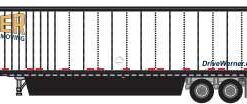 Trainworx 65388-04   53' Van Trailer, Werner