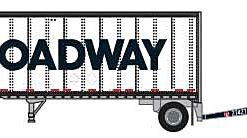 Trainworx 42884-01  28' Pup Van Trailer with Converter Dolly, Roadway