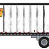 Trainworx 42585-01   Freightliner Cascadia Mid-Roof Tractor, Yellow