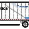 Trainworx 42891-05  28' Pup Van Trailer with Converter Dolly, Conway