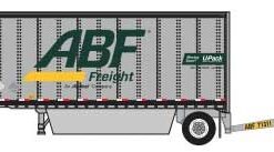 Trainworx 42893-07  28' Pup Van Trailer with Converter Dolly, ABF