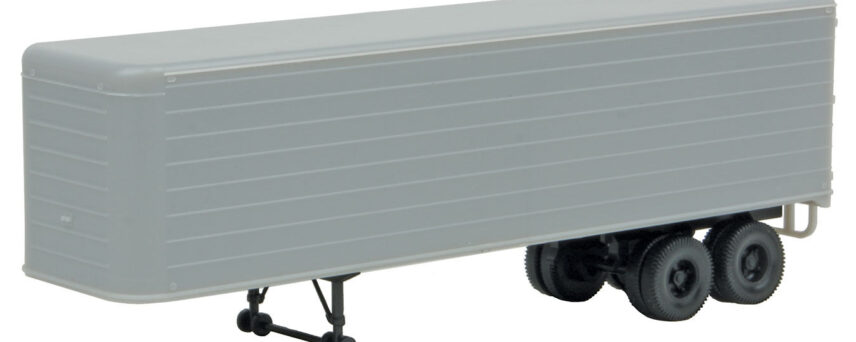 Walthers SceneMaster 2400  35' Fluted-Side Trailer, UNDEC (2 Pack)