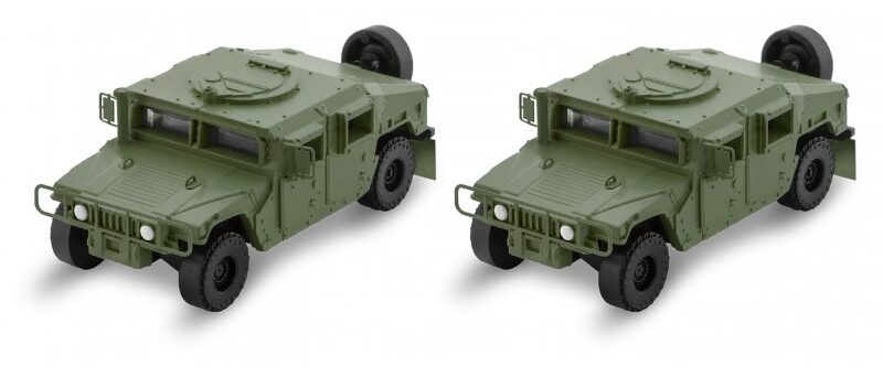Micro Trains Line 49945952  Olive Drab Humvee 2-Pack