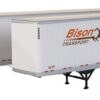 Walthers SceneMaster 2461  53' Stoughton Trailer, Bison (2 Pack)