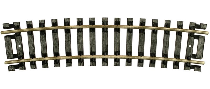 Atlas 834  HO Code 100 1/2 18" Radius Track (4pcs.)