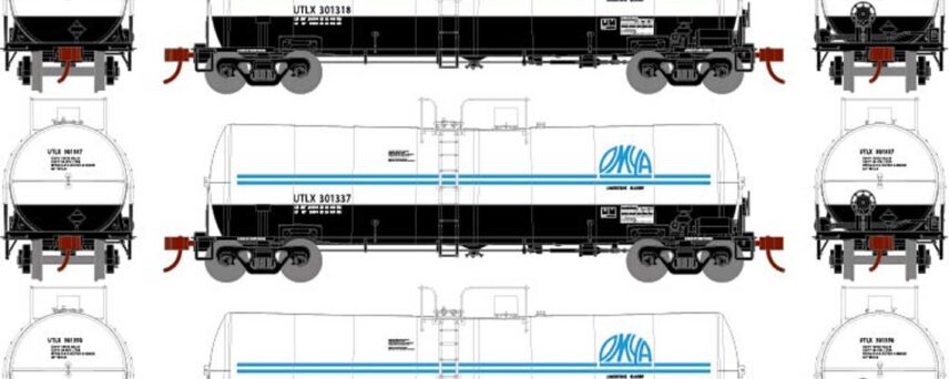 Athearn 16362   16,000-Gallon Clay Slurry Tank, UTLX (3 Pack)