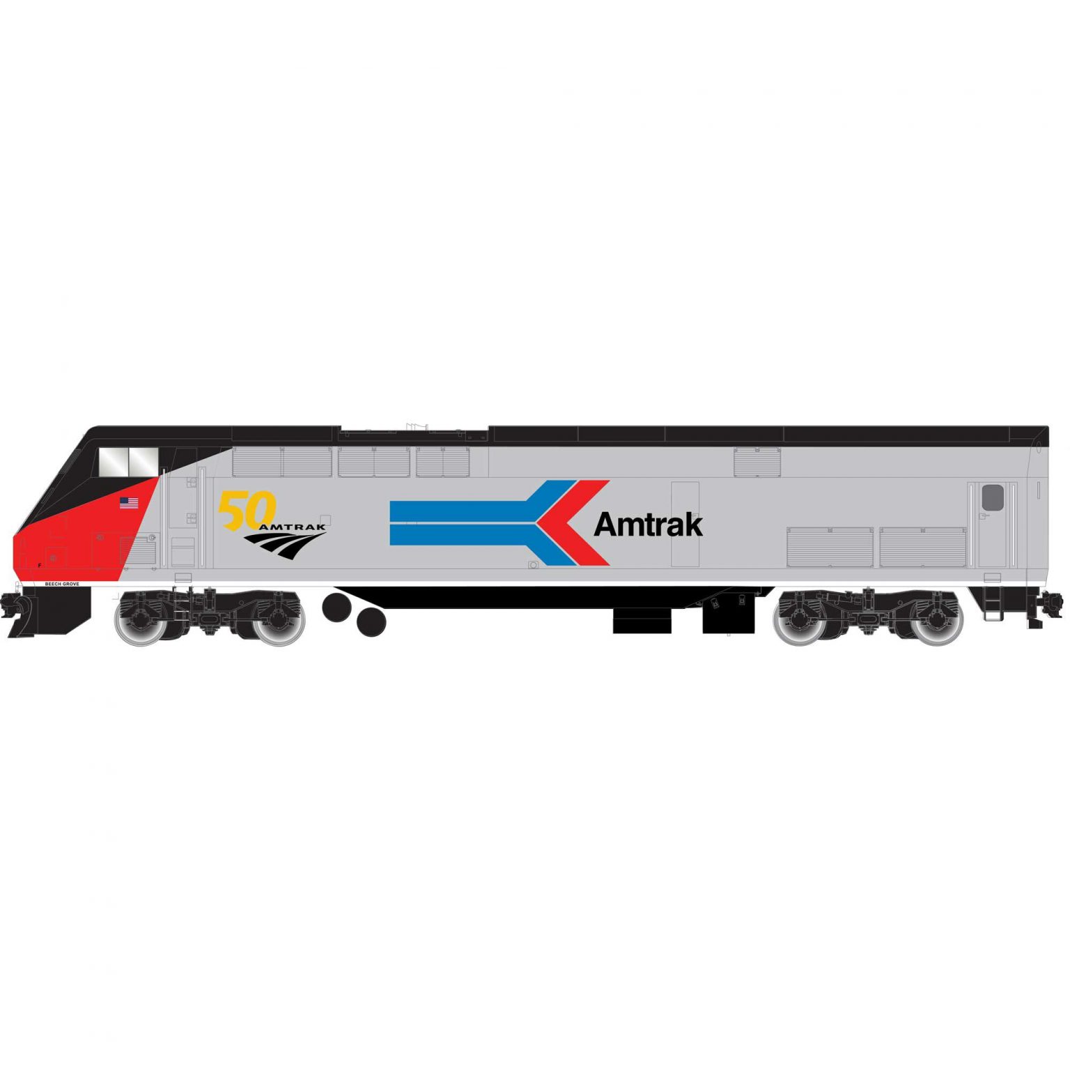 Athearn Genesis 81115  Diesel Locomotive AMD/103/P42, Amtrak/50th Anniversary PH I