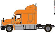 Trainworx 42585-02   Freightliner Cascadia Mid-Roof Tractor, Yellow
