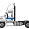 Trainworx 42591-02  Freightliner Cascadia Raised-Roof 2-Axle Semi Tractor, XPO Logistics