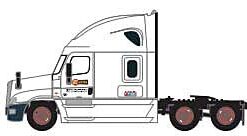 Trainworx 42594-06  Freightliner Cascadia Raised-Roof 3-Axle Semi Tractor, Estes