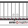 Trainworx 42594-02  Freightliner Cascadia Raised-Roof 2-Axle Semi Tractor, Estes