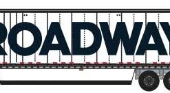 Trainworx 45384-04   Hyundai 53' Dry Van Semi Trailer, Roadway