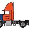 Trainworx 42594-07  Freightliner Cascadia Raised-Roof 3-Axle Semi Tractor, Estes