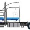 Trainworx 67948-01  Peterbilt 379 Tractor, Marten