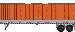 Trainworx 65364-05   53' Van Trailer, Schneider