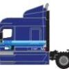 Trainworx 62548-04  Freightliner Cascadia Raised Roof Tractor, Marten
