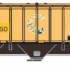 Trainworx 24424-05   PS4427 Covered Hopper, CSX