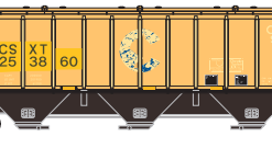 Trainworx 24424-04   PS4427 Covered Hopper, CSX