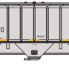 Trainworx 24424-05   PS4427 Covered Hopper, CSX