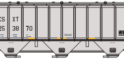 Trainworx 24424-06   PS4427 Covered Hopper, CSX