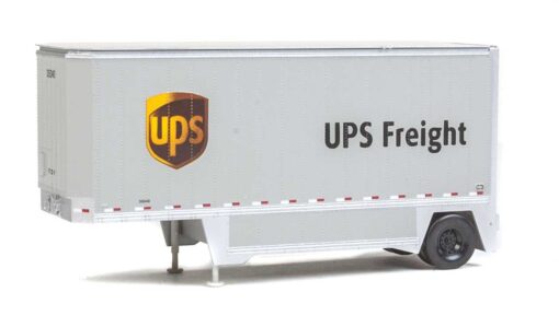 Walthers SceneMaster 2551  26' Drop-Floor Trailer, UPS (2 Pack)