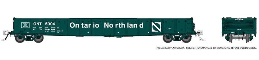 Rapido Trains 50053-1  52' 6" Mill Gondola, ONR