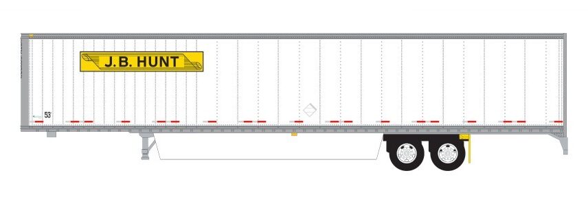 Trainworx 65340-01   53' Van Trailer, JB Hunt