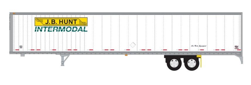 Trainworx 65340-05   53' Van Trailer, JB Hunt