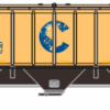 Trainworx 24424-02   PS4427 Covered Hopper, CSX