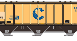 Trainworx 24424-03   PS4427 Covered Hopper, CSX