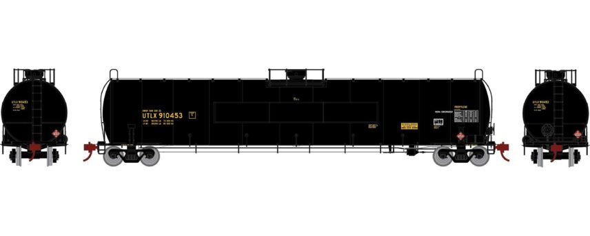 Athearn Genesis 25653   33,900-Gallon LPG Tank/Flat Panel, UTLX
