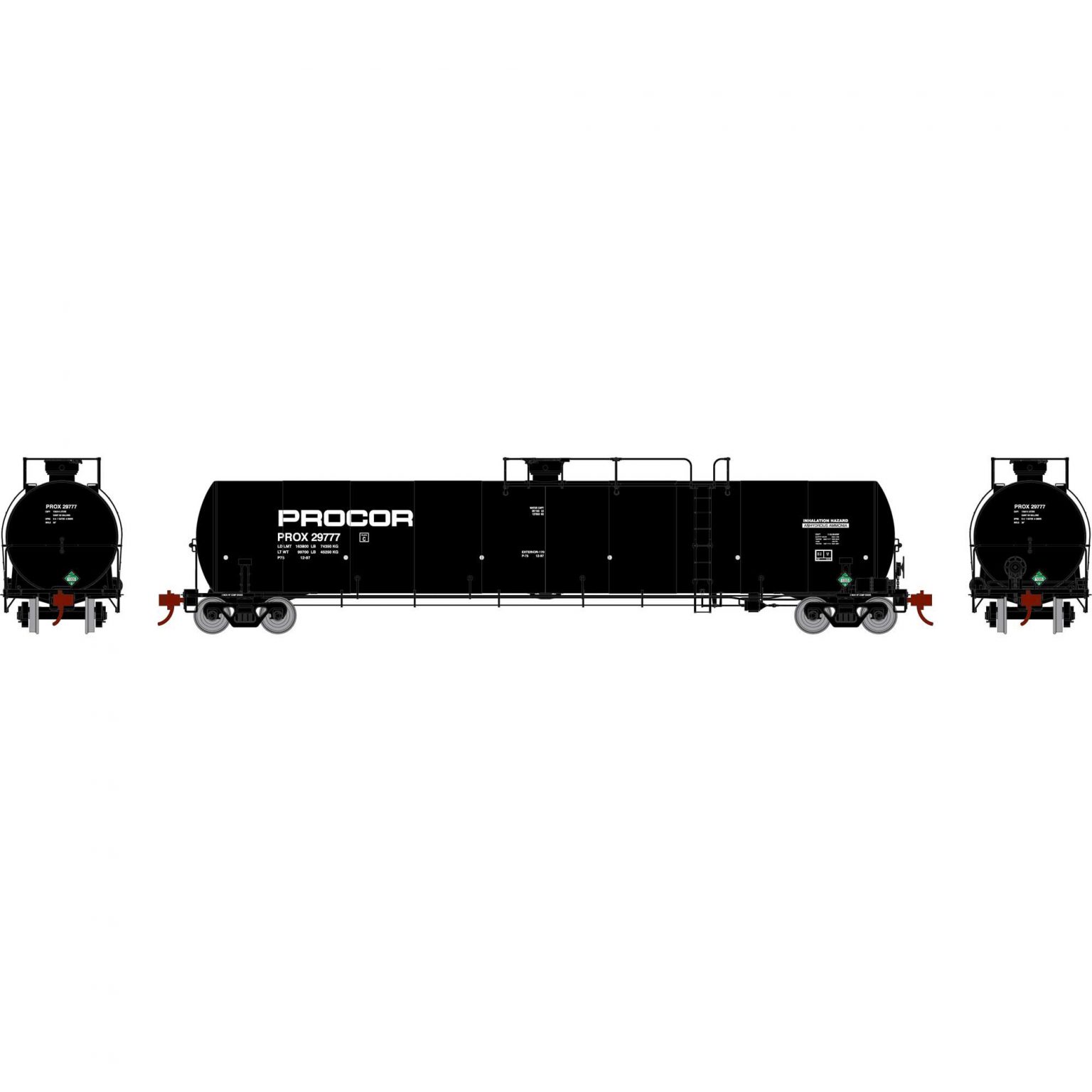 Athearn Genesis 25662   33,900-Gallon LPG Tank/Late, PROX #29777