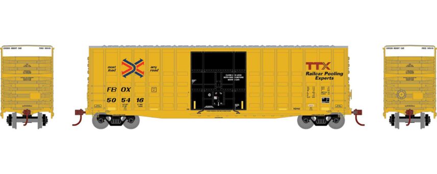 Athearn 88084   50' Waffle HC Plug Door Boxcar, TTX