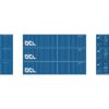 Athearn 27057  HO 40' Corrugated Low Container, OCLU  (3 Pack)