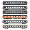 LS Models MW1706  6 pieces Passenger car set EC97 "IRIS" Brussels - Chur, SBB