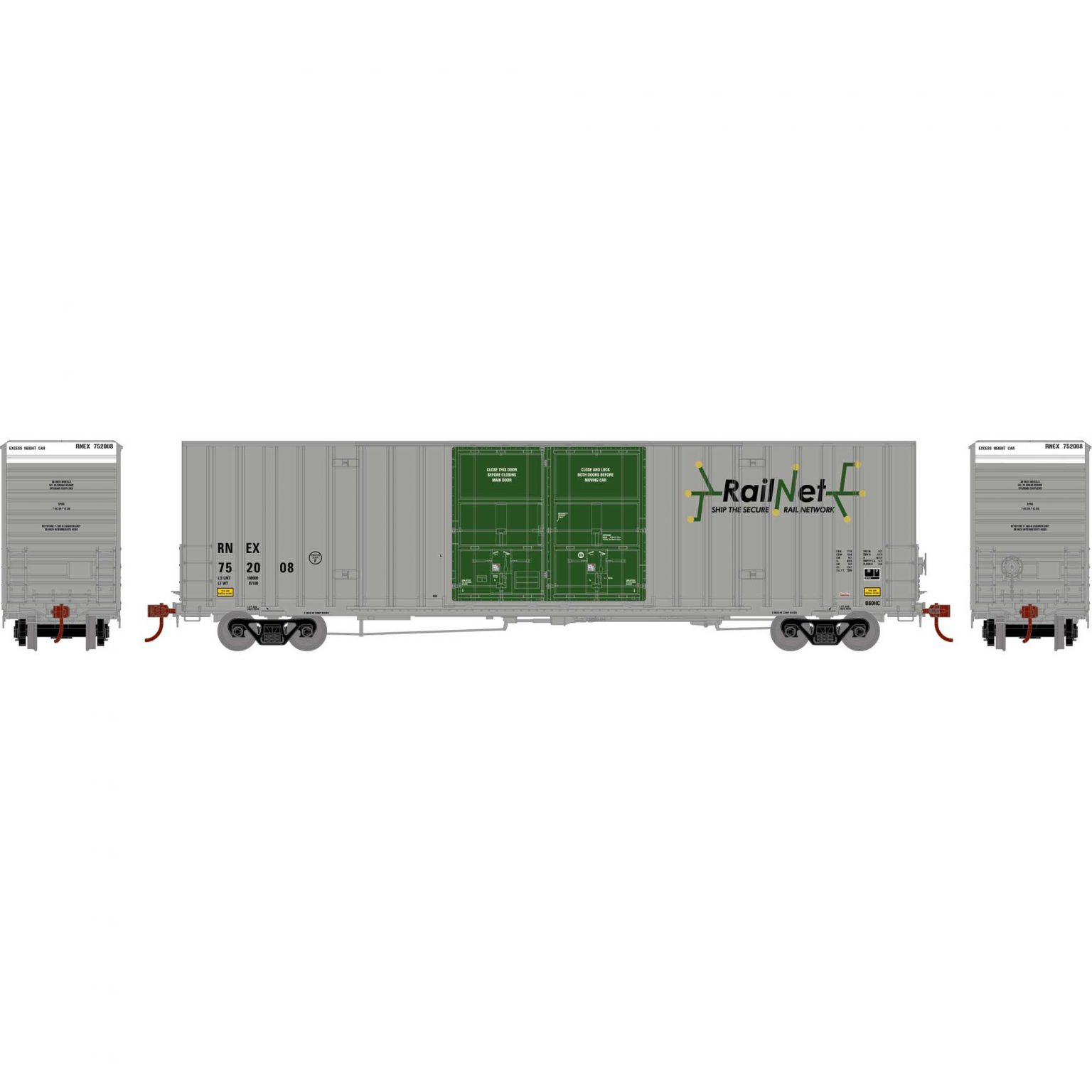 Athearn 75300  60' Gunderson Boxcar, RNEX