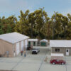 Walthers Cornerstone  4122 Vehicle Maintenance Facility - Set of five buildings