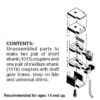 Micro Trains 00102000 (1015/1016)   N RDA body mount coupler