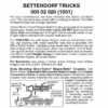 Micro Trains 00302020 (1001)   N Bettendorf Trucks w/o couplers (1pr)