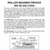 Micro Trains 00302032 (1033)   N Roller Bearing w/med ext couplers (1pr)