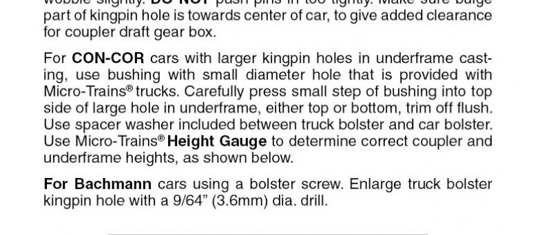 Micro Trains 00302032 (1033)   N Roller Bearing w/med ext couplers (1pr)