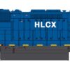Intermountain Railway 69376S-01  SD40-2 Locomotive, Helm Leasing - Blue (DCC/Sound)