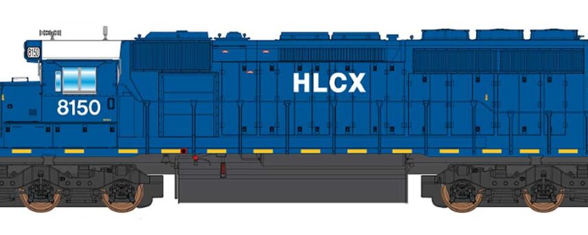 Intermountain Railway 69376-01  SD40-2 Locomotive, Helm Leasing - Blue #8137