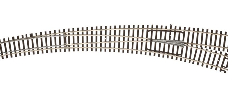 Atlas 596 HO Code 83 Custom Line Curved Turnout Right