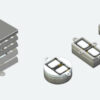 ESU 50340  Speaker set, Dual 11x15mm, Modular Soundbox kit for 28mm, 20x40mm, 16x35mm