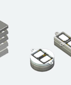ESU 50340  Speaker set, Dual 11x15mm, Modular Soundbox kit for 28mm, 20x40mm, 16x35mm