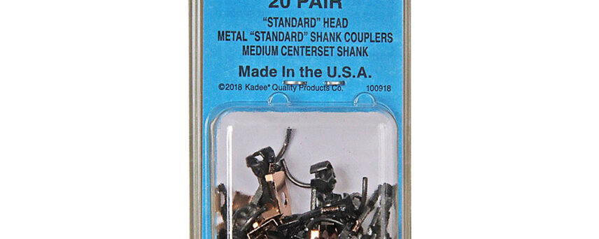 Kadee #11  HO Scale Bulk Pack - #5 (NO.5®) Metal Couplers - Medium (9/32") Centerset Shank (20pr)
